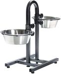 Trixie 2497 Dog Bowl Stand with Separate Height Adjustment 2 x 2.8 L/ø 24 cm