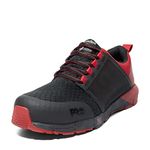 Timberland Men's Radius Composite Safety Toe CT, Black: Black Red, 13 Wide