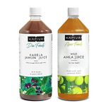 Kapiva Karela Jamun Juice + Amla Juice | Power Combo for Blood Sugar Control and General Wellness (1L+1L)