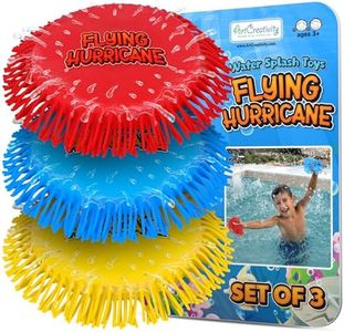 ArtCreativity Soft Water Frisbees for Kids, Soft Sports Discs (3 Pack), Beach Water Toys & Swimming Pool Toys for Kids, Backyard Fun Toy & Outdoor Summer Games, Birthday Gifts for Boys & Girls