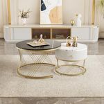 ModernLuxe 2-in-1 MDF Coffee Tables