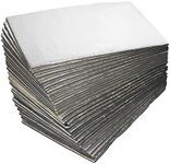 uxcell 27pcs 50x30cm 394mil/10mm 43.4sqft Car Heat Block Sound Deadener Deadening Underlay Insulation Mat Intensive Aluminum Foil Face