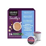 Timothy's French Vanilla Latte K-Cup Coffee Pods, 24 Count For Keurig Coffee Makers