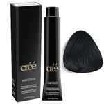 Cree Professional Permanent Hair Color, 100ml - 3.4 fl.oz. (Black 1)