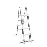 Intex 28076 48-Inch Ladder with Removable Steps Pool, 1 Size, Grey, L