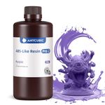 ANYCUBIC ABS-Like Resin Pro 2, Toughness Upgrade 3D Printer Resin, Low Odor 405nm UV-Curing Resin, High Precision and High-Success Rate Standard Photopolymer Resin for LCD DLP 3D Printing (1kg-Purple)