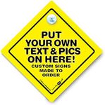 Personalised Business Car Sign, Cus