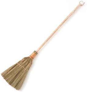 TTS For Home Vietnamese Straw Soft Broom for Cleaning with Long Handle Broom- Broom Decorative 9.45'' Width, 45.28" Length