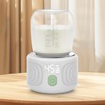 Baby Bottle Warmer, Maypott Portable 3 Minutes Fast Milk Warmer for Travel with 4 Selectable Temperature & Burn Protection, Leak-Proof & Safe Rechargeable Bottle Warmer for Breastmilk, Formula, Water