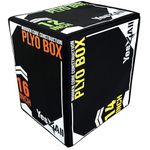 Yes4All 3 in 1 Soft Plyo Box Wooden Core, Foam Plyometric Box for Home Gym and Outdoor Workout - 16 x 14 x 12