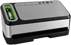 FoodSaver Vacuum Sealer with Starter Kit 2-in-1 Vacuum Sealer Machine with Handheld Sealer, Bags and Roll Stainless Steel V4840