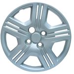 Netco Unbreakable 15'' Inch Silver Colour Wheel cover Compatible for Honda City i-vtec (old model 2008-2015) Set of 4 PCS