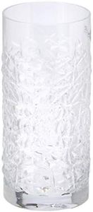 Luigi Bormioli 23-6512420 Mixology Textures Highball Drinking Glass 6 Pack, 480 ml Capacity, Transparent, (Pack of 1)