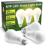 UNILAMPRO Grow Light Bulbs, A19 Gro