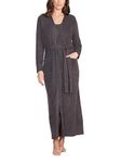 Barefoot Dreams CozyChic Lite Long Robe, Carbon, S-M