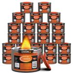 Luminar Resealable-Wick Chafing Fuel Cans, 24 Pack, 6 Hour - Premium Quality Burners for Food Warmers - No More Spills, Waste, or Hassle - Perfect for Convenient, and Long-Lasting Event Catering