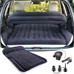 KMZ Inflatable SUV Air Mattress with Pump Car Air Mattress Outdoor Car Bed for Back SUV Portable Sleeping Pad Mattress