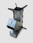 Leela Colour Coats Portable Modular Wood Stove,Outdoor Wood Burning Rocket Stove,Made with Durable Carbon Steel