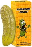 DR DINGUS Screaming Pickle - Original Goat Scream - Best Talking Noise Gag Gift for Kids and Adults - Funny Office Prank or Family Night