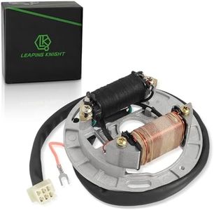 Ignition Magneto Stator Coil with Plate for Suzuki AX100 Engine for Suzuki 2 Stroke 100cc AX100 Copper Powersports Stators (Magneto Coil)