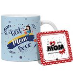 Jhingalala Best Mom Ever Printed Mug With Greeting Card | Gift For Mother, Birthday Gift For Mom, Gift For Mom Birthday, Mother'S Day Gift For Mom, Gift For Mother'S Day, 325 milliliter