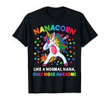 Nanacorn Like A Nana Only Awesome Dabbing Unicorn Women T-Shirt