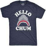 Mens Hello Chum T Shirt Funny Shark