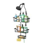 AINEXA Hanging Shower Caddy for Bathroom | Bathroom Organiser Without Drill | Bathroom Accessories Storage Organizer
