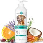 PARVALI Natural Dead Sea Classic Dog Shampoo (250 ml, 8.45 fl oz). Unique Odor-Neutralizing Blend, Minerals Rich, Anti-Oxidative, Antiseptic, and Calming Formula for Gentle and Easy Application.