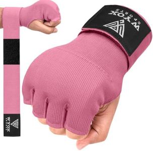 WYOX Gel Boxing Hand Wraps Inner Gloves for Men & Women – 80cm/31inch Quick Wrist Strap, Padded Knuckle Support, Fingerless MMA Muay Thai Kickboxing Wraps for Training, Punching & Martial Arts