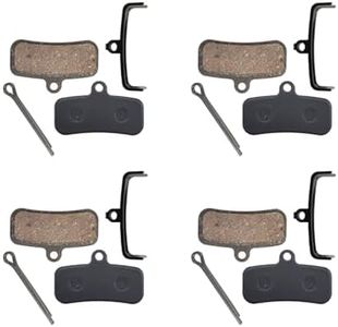 XYT WORLD 4 Pairs Organic Bicycle Bike Disc Brake Pads for Shimano XTR M9120 XT M8120 M8020 SLX M7120 DEORE M6120 MT420 Saint M820 M810 for Trp for Tektro