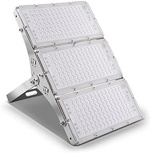 Ankishi 300W LED Flood Lights Outdoor, 30000LM Super Bright LED Security Lights, IP65 Waterproof LED Outside Lights, 6500K Daylight White Outdoor Lights Mains Powered Floodlight for Garden Warehouse