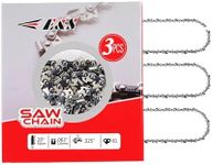 E & S 3 Pack Chain Saw Chain 20 Inch .063" Gauge 0.325" Pitch 81 Drive Links, Semi Chisel 20 Inch Chainsaw Chain, Fits for Stihl MS271 Chain, Stihl MS290 Replacement Chain