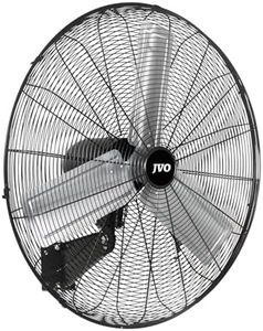 JVO 30 Inch Oscillating Wall Mount Fan, High Velocity Wall Fan with 9500 CFM, 2 Speeds Heavy Duty Industrial Wall Mounted Fan For Outdoor Indoor, Patios, Garage, Shop, Commercial