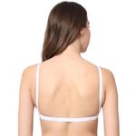 Be-Wild Full Coverage Non Padded Backless Transparent Strap Bra for Women and Girls/Ladies/White/Cotton/Casual/t-Shirts/Everyday/Regular/Bras (C, 34)