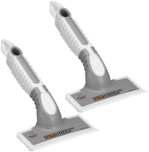 FurDozer X6 Pet Hair Remover & Auto Detailing Tool - Cat & Dog Hair Remover for Carpets, Car Interiors, Couches, Bedding, & Pet Furniture - Reusable Pet Hair Removal Tool for Fur & Lint (Grey, 2-Pack)