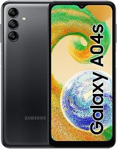 Samsung Galaxy A04s Dual SIM Smartphone, Black, 4GB RAM, 128GB Storage