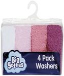 Big Softies Cotton Pastel Washer for Baby Girl 4 Piece Set, Multicolour4 count