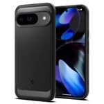 Spigen Rugged Armor Back Cover Case Compatible with Pixel 9 / Pixel 9 Pro (TPU | Matte Black)