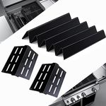 Heat Deflector Flavorizer Bars Porcelain Steel Gas Grill Replacement Parts for Weber Genesis 300 Series E310 E320 E330 S310 S320 S330 EP/CEP-310 EP/CEP-320 EP/CEP-330, 17.5 inch Heat Shield Plates