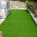 CARPET PLANET Artificial Grass - High Density Grass (Green 3-Tone)- Use As Balcony Garden, Carpet, Door Mat