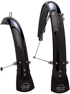 Planet Bike Hardcore bike fenders - 26" x 60mm (black) - max tire width 1.9" or 50mm