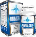 2-Month Multi-Mineral Supplement Complex (All-in-1) Iron Free Formula Blend Support Nutrients | High-Potency Multiminerals | Essential Trace Minerals | Natural Multimineral Supplements | 120 Tablets