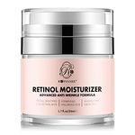 ROSVANEE Retinol Moisturizer Anti Aging Cream for Face, Neck and Eye with 2.5% Retinol, Hyaluronic Acid and Vitamins E & B5, Anti Wrinkle Deep Hydration Cream for Men & Women