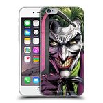 Head Case Designs Officially Licensed Batman DC Comics The Clown Three Jokers Soft Gel Case Compatible With Apple iPhone 6 / iPhone 6s