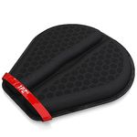 1PZ MGS-7FB Universal Motorcycle Seat 3D Honeycomb Seat Cushion Shock Absorbing Gel Seat Cushion for Long Rides