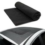 Sodcay Pack-1 Car Trunk Anti-Slip Mat, 3.93 Ft x 3.28 Ft Multi-Function Flexible Cuttable Roof Table Protector, Waterproof Anti-Scratch Foldable Vehicle Cargo Net Mat, Universal for Cars Home (Black)