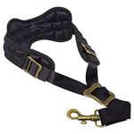 adorence Padded Saxophone Strap - Comfortable Sax Strap with Breathable, Removable & Washable Neck Strap Cushion - Black