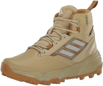 adidas Unisex Unity Leather Mid Rain.RDY Hiking Sneaker, Beige Tone/Ecru Tint/Mesa, 13 US Men