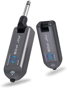 MOOER Air P05 Wireless System Instruments Tansmitter and Reciever for Electric Guitar, Bass, Acoustic Guitar, Audio Mixer, Amplifier, Pedalboard with 1/4" Instruments Plug